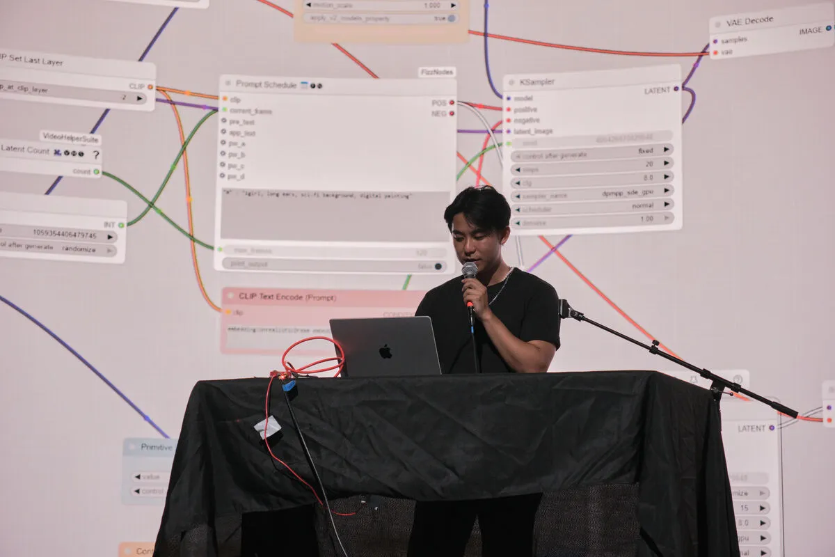Speaker at AI event
